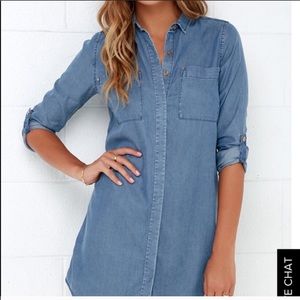 NWOT Lulus Jean Dress